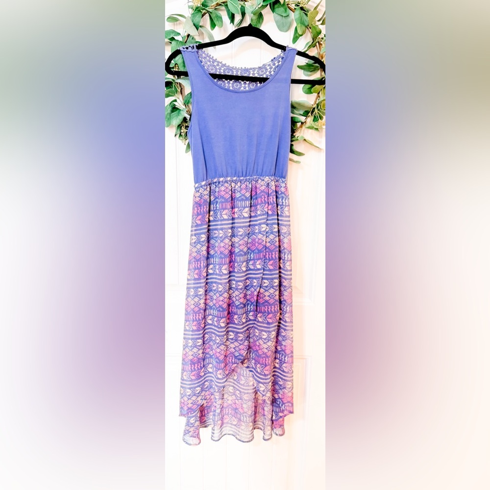 🔹 4/$25- MUDD Mixed Media High-Lo‎ Dress